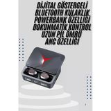 Mey İthalat® Kablosuz Bluetooth Kulaklık Powerbank Özellikli Göstergeli Hd Mikrofon