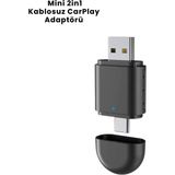 Mey Ithalat® Kablosuz Carplay - Ahşap
