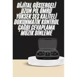 Mey İthalat® Kablosuz Dijital Göstergeli Çağrı Cevaplayabilen Tws 5.0 Bluetooth Kulaklık