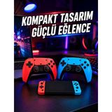 Mey İthalat® Kablosuz Retro Oyun Konsolu Hdmı Tv Bağlantılı Çift Gamepad Seti