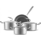 Mey İthalat Karaca 5ply Powersteel 316+ 7 Parça Tencere Seti
