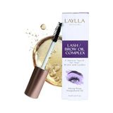 Mey İthalat Kaş ve Kirpik Bakım Yağı Kompleksi 8 ml - Hint, Argan ve Jojoba Yağlı Besleyici Kompleks | Alpine Rose & Happybelle-Pe Içerikli Güçlendirici Kaş Kirpik Bakımı - Vegan