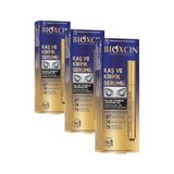 Mey İthalat Kaş ve Kirpik Serumu; Biocomplex B11, Hyaluronik Asit, Hint Yağı ve Peptit Içerikli, Gürleştirici ve Uzatıcı Etki, 10 ml (3 Paketi) - Renkli