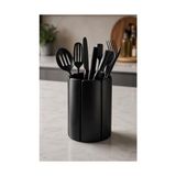 Mey İthalat Kaşıklık; Tezgah Üstü | Siyah, Modern Mutfak Gereçleri Organizeri, Çatal, Kaşık ve Spatula Düzenleyici