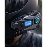 Mey İthalat® Kask İçi Bluetooth Kulaklık Kamera Ve Fener Özellikli Su Geçirmez Dayanıklı Tasarım