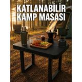 Mey İthalat® Katlanabilir Kamp Masası Taşınabilir Plastik Piknik Ve Bahçe Masası İçin Uygun