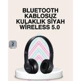 Mey İthalat® Katlanabilir Tasarımlı Bluetooth 5.0 Kulaklık | Eller Serbest Arama Ve Çift Cihaz Desteği