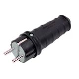 Mey İthalat® Kauçuk 1 X 16 A Topraklı Erkek Fiş 220V