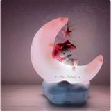 Mey İthalat Kawaii Gece Lambası Sevimli Anime Karakter LED Işık Güzel Lamba Oda Dekor Eşyaları Şarj Edilebilir Masa Lambası Kızlar Çocuklar Için Sanat Eseri Dekor (Kutulu Mm).
