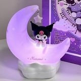 Mey İthalat Kawaii Gece Lambası Sevimli Anime Karakter LED Işık Lambası Güzel Oda Dekor Eşyaları Şarj Edilebilir Masa Lambası Kızlar Çocuklar Sanat Dekoru (Kutulu Kumi)