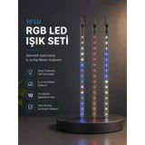 Mey İthalat® Kayan Yıldız Efektli Rgb Led Işık Seti İç Ve Dış Mekan Kullanımı
