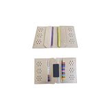Mey İthalat Keçe Kalemlik ve Tablet Organizer Çanta – 4 Bölmeli, A4 Boyut, Çok Amaçlı Defter Boya Düzenleyici Çanta (Açık Kahve)
