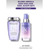 Mey İthalat Kerastase Blond Absolu Sarı Saçlara Özel Bakım Seti, Şampuan 250 ml + Gece Serumu 90 ml