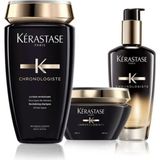Mey İthalat Kerastase Chronologiste Saç Bakım Seti, Şampuan 250ML, Maske 200ML, Serum 200ML, Parfüm 120ML