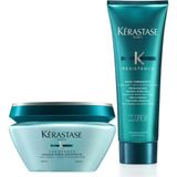 Mey İthalat Kerastase Resistance Force Architecte Yapılandırıcı Maske 200 ml + Therapiste Şampuan 250 ml Saç Bakım Seti