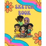 Mey İthalat Kid's Sketchbook: Yellow | Naturebella's Kids | 8" x 10" | 80 Pages | Unique & Colorful School Supplies