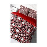 Mey İthalat King Size Heart Lips 3D Çift Kişilik Nevresim Takımı 220X240 Cm, MONOHOME47825 - Renkli