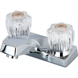 Mey İthalat Kingston Brass FB101LP Columbia Lavabo Bataryası, 8.6 cm Musluk Uzunluğu, 10 cm Centerset, Parlak Krom