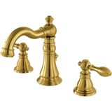 Mey İthalat Kingston Brass FSC1973ACL Amerikan Klasik Geniş Banyo Musluğu, 12,7 Cm, Fırçalanmış Pirinç