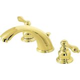 Mey İthalat Kingston Brass KB972ALB Viktorya Dönemi Yaygın Banyo Bataryası, Cilalı Pirinç