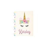 Mey İthalat Kinsley: Personalized Unicorn Sketchbook For Girls With Pink Name - 8.5X11 110 Pages. Doodle, Sketch, Create!
