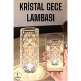 Mey İthalat® Kristal Dokunmatik Ve Kumandalı Masa Ve Gece Lambası