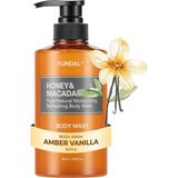 Mey İthalat Kundal Yoğun Nemlendirici Vücut Yıkama Jeli Honey&macadamia Pure Body Wash 500ML (Amber Vanilla) - 500 ml