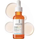 Mey İthalat La Roche-Posay Hyaluronik Asit ve Salisilik Asitli Yüz Için Saf% 12 C Vitamini Yağ Kontrol Serumu, Yağlı ve Karma Ciltler Için Nemlendirici Yüz Serumu, Parlaklığı Artırın ve Kırışıklıkları Azaltın