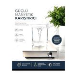 Mey İthalat Laboratuvar Manyetik Karıştırıcı; 3000 Rpm, 4l Kapasite, Paslanmaz Çelik, 180X180X45 mm - Çok Renkli