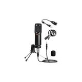 Mey İthalat Lastvoice BM800 Condenser Stüdyo Mikrofon (Mini Tripod + 7.1 Ses Kartı)