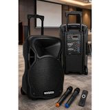 Mey İthalat Lastvoice LS-P1912EE 12 Inç 800 Watt Portatif Taşınabilir Mikrofonlu Seyyar Ses Sistemi