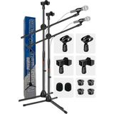 Mey İthalat Lastvoice MS06X 2li Set Akrobat Mikrofon Standı Sehpası