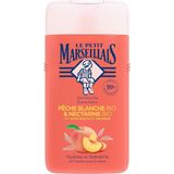 Mey İthalat Le Petıt Marseıllaıs, Lpm Duş Jeli Şeftali ve Nektarin 250 Ml, 28100, Standart, Beyaz