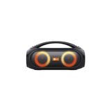 Mey İthalat Lecoo DS152 35 cm Büyük Boy Boombox Bluetooth Hoparlör 36W, Çift 3” Subwoofer, Rgb Aydınlatma, Ipx5 Suya Dayanıklı, Tws Stereo, Powerbank Özellikli