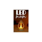 Mey İthalat LED Mum Mini Kamp Tipi Pil Dahil Dumansız Alev Ledli Yapay Dekoratif Mum Dekor Işığı Beyaz PT430