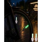 Mey İthalat® Led Sibop Lambası Bisiklet Motor Araba Jant Işığı 2Li Set