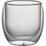 Mey İthalat Leggno Vetro Borosilikat Çift Camlı Espresso Bardağı 100ML (2AD)