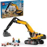 Mey İthalat LEGO City Sarı Inşaat Ekskavatörü 60420-8 Yaş ve Üstü Kız ve Erkek Çocukları Için Sürücü, Çalışan ve Mimar Mini Figürleri Içeren Eğlenceli Rol Yapma Oyuncağı, Doğum Günü Hediyesi Fikri (633 Parça)