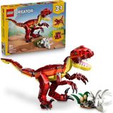 Mey İthalat LEGO Creator 3’ü 1 Arada Vahşi Dinozor 31379 – 8 Yaş ve Üzeri Çocuklar Için Velociraptor, Stegosaurus Veya Pterosaura Dönüşebilen Yaratıcı Oyuncak Yapım Seti, Eğlenceli Hediye Fikri (283 Parça)
