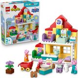 Mey İthalat LEGO Duplo Peppa Pig Aile Evi 10467-2 Yaş ve Üzeri Kız ve Erkek Çocuklar Için 5 Peppa Pig Figürü ile Çeşitli Aksesuarlar Içeren Yaratıcı Oyuncak Yapım Seti, Çocuklar Için Hediye Fikri (84 Parça)