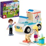 Mey İthalat Lego® Friends Evcil Hayvan Kliniği Ambulansı 41694 - Hayvansever Çocuklar Için Yaratıcı Oyuncak Yapım Seti (54 Parça)