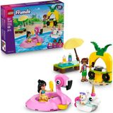 Mey İthalat LEGO Friends Tek Boynuzlu At ve Flamingo Havuz Partisi 42658-5 Yaş ve Üzeri Kız ve Erkek Çocuklar Için 2 Mini Bebek ve 1 Kedi Figürü Içeren Yaratıcı Oyuncak Yapım Seti, Hediye Fikri (99 Parça)
