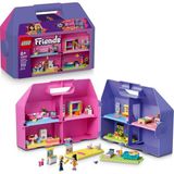 Mey İthalat LEGO Friends Yaratıcı Bebek Evi Bavulu 42697-6 Yaş ve Üzeri Kız ve Erkek Çocuklar Için Liann ve Nova Mini Bebekleri Içeren Yaratıcı Oyuncak Yapım Seti, Hediye Fikri (355 Parça)
