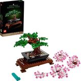 Mey İthalat LEGO Icons Bonsai Ağacı Seti, Yetişkinler Için Ev Dekorasyonu ve Çiçek Seti, Yaratıcı ve Rahatlatıcı Kendin Yap Projeleri, Kadın ve Erkek Için Hediye, Botanik Koleksiyonu 10281