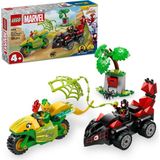 Mey İthalat LEGO | Marvel Spidey ve Inanılmaz Arkadaşları Spin ve Electro Dinozor Aracı Takibi 11198-4 Yaş ve Üzeri Erkek ve Kız Çocuklar Için Yaratıcı Oyuncak Yapım Seti (124 Parça)