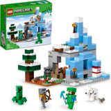Mey İthalat Lego® Minecraft® Donmuş Tepeler 21243-8 Yaş ve Üzeri Çocuklar Için Oyunun Buzlu Biyomunu Içeren Oyuncak Yapım Seti (304 Parça)