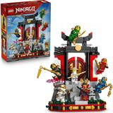 Mey İthalat LEGO Nınjago Ninja Karakteri Sergileme Modeli 15. Yıl Dönümü 71866-14 Yaş ve Üzeri Çocuklar Için 8 Minifigür Içeren Dekoratif Sergileme Oyuncak Yapım Seti, Yaratıcı Hediye Fikri (447 Parça)