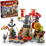 Mey İthalat LEGO Nınjago Turnuva Savaş Arenası 71818 – 7 Yaş ve Üzeri Kız ve Erkek Çocukları Için 6 Minifigür Içeren Yaratıcı Oyuncak Yapım Seti, Çocuklar Için Doğum Günü Hediyesi Fikri (659 Parça)