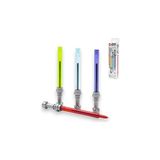 Mey İthalat LEGO Star Wars Işın Kılıcı Jel Kalem Seti – 4 Jel Kalem, Kırmızı, Mavi, Yeşil ve Mor, Işın Kılıcı Tasarımlı, Resmi Taraftar Ürünü, 6 Yaşından Büyük Çocuklar Için Hediye