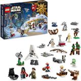 Mey İthalat Lego® Star Wars™ Yılbaşı Takvimi 2023 75366-6 Yaş ve Üzeri Star Wars Seven Çocuklar Için 9 Karakter ve 15 Mini Model Içeren Yaratıcı Oyuncak Yapım Seti (320 Parça)